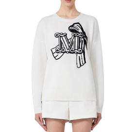 MaxMara 25Fw秋冬新款 羊绒混纺提花针织毛衣（DQJ*MM）