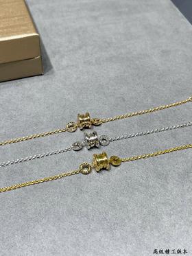 宝格丽 精工CNC光金小弹簧手链（ZS*XK）