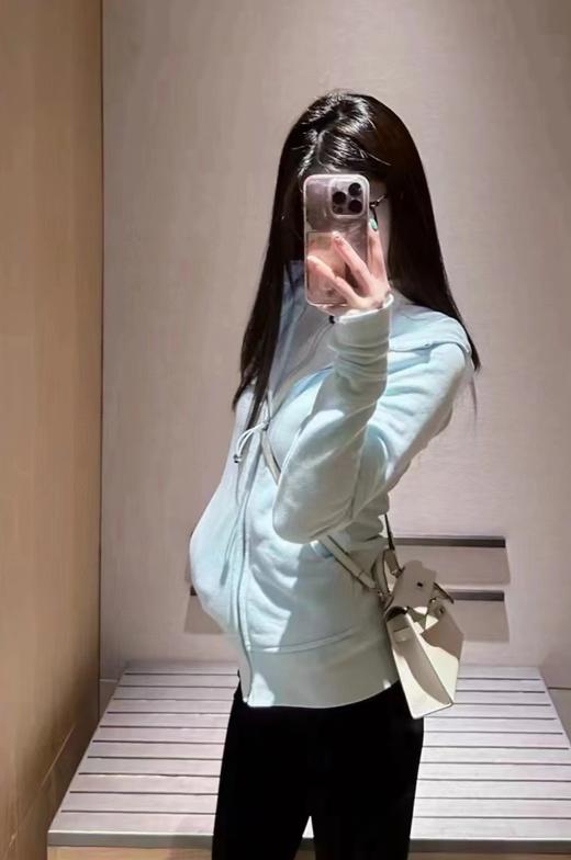 露露 极简风合身开衫拉链纯色加绒舒适简约百搭外套 （EJ） 商品图7