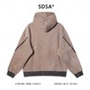 51906SDSA男士秋冬新款痞帅男装潮牌绒面撞色织带抽绳连帽卫衣百搭时尚 商品缩略图5