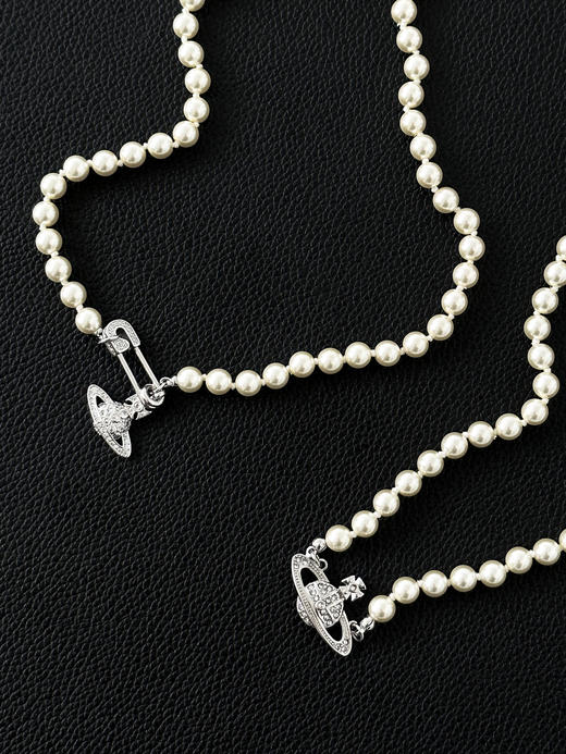 西太后土星吊坠别针浮雕安全别针项链男女同款情侣款 -（XK） 商品图1