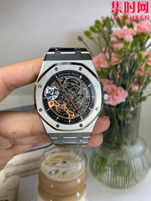 APS爱彼皇家橡树15407ST系列 镂空男士腕表
机芯：搭载改Cal.3132一体 商品图0