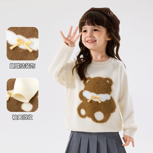 【冬款上新】嘟嘟家女童毛衣冬季儿童针织衫宝宝冬装衣服洋气童装 商品图2