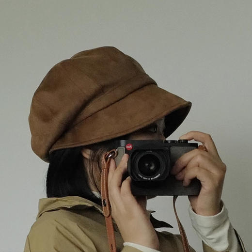 裁缝学苑AS585显脸小麂皮绒法式极简休闲堆堆帽子纸样打版裁剪图 商品图5