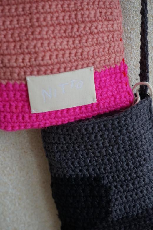 NITTO 手工钩织细长肩带小包包(2色可选) 商品图9