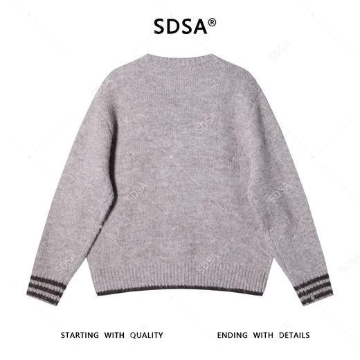 42629SDSA男士秋冬新款痞帅男装韩版潮牌简约撞色圆领针织衫毛衣百搭 商品图5