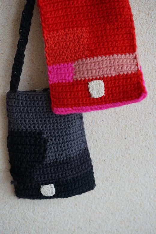 NITTO 手工钩织细长肩带小包包(2色可选) 商品图7