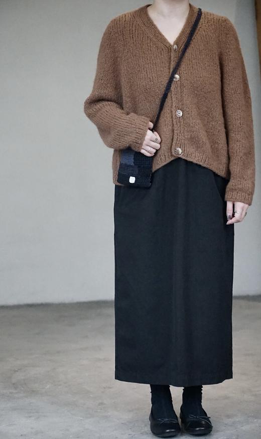 Nitto肉桂棕羊绒开衫 商品图8