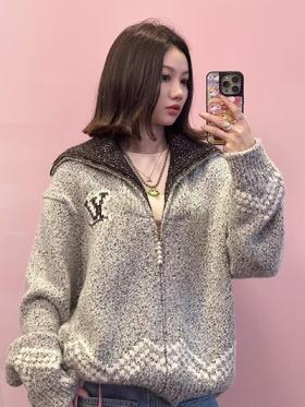 驴家 25Fw早秋新款 Nigo联名Monogram花㚏提花重工拉链外套(ZY*MM)