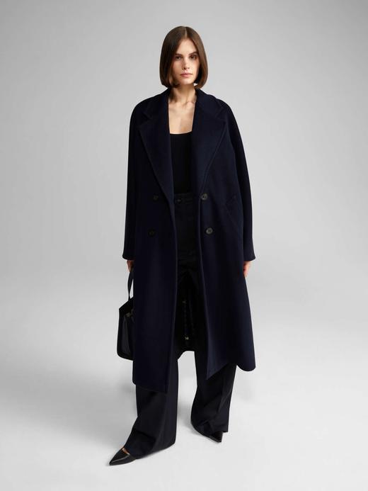 Maxmara 101801 山羊绒羊毛双排扣系带大衣（HN） 商品图5