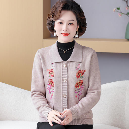 W513-4007一体绒-75-138妈妈装秋 商品图3