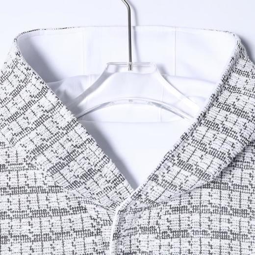 180906SDSA男士秋冬新款痞帅男装潮牌撞色小香风按扣连帽卫衣百搭时尚 商品图2