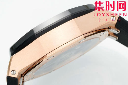 APS新品爱彼皇家橡树离岸型26420系列 APS26420 玫金黑陶瓷 4401机 男士腕表 商品图7