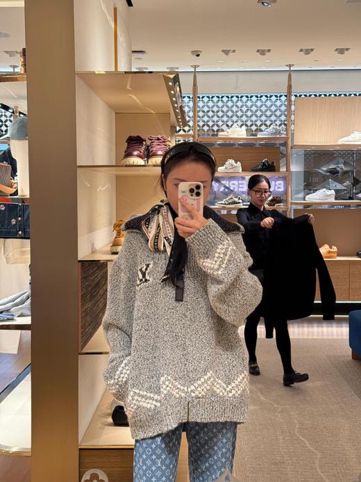 驴家 25Fw早秋新款 Nigo联名Monogram花㚏提花重工拉链外套(ZY*MM) 商品图6