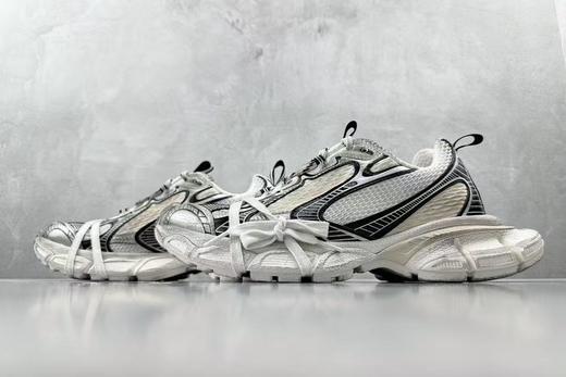 GT版 组合大底 不混发如图品质Balenciaga巴黎世家 十代3XL 白灰色【偏大一码】 手工做旧（DBG） 商品图0