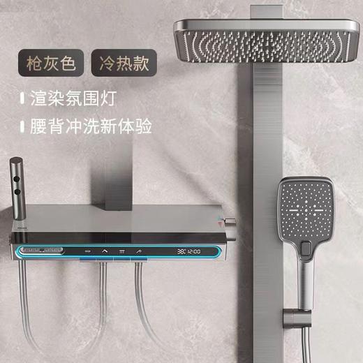 8241彼得堡五档腰洗花洒-枪灰/奶白 商品图4