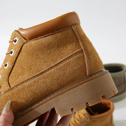 外贸单！型男入！秋冬反毛皮工装鞋！ 商品图6