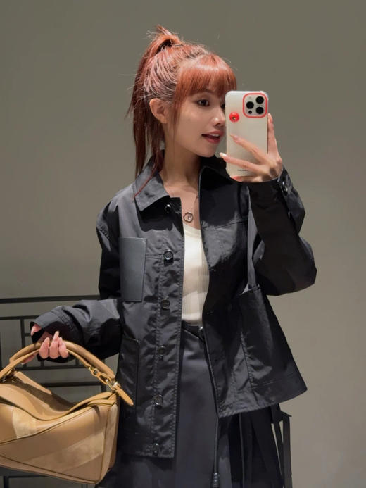 罗意威 25早秋新款工装夹克 订织订染三防梭织面料 黑色（TM） 商品图3