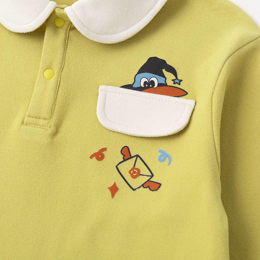 【限时限量】【抗静电 】嘟嘟家宝宝长袖T恤秋季男童打底衫新款洋气女童秋装上衣t儿童春秋童装 商品图5