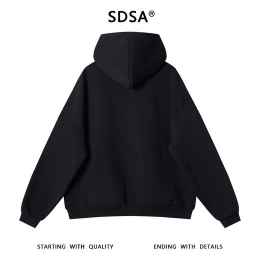 5002SDSA男士秋冬新款痞帅男装韩版拼接拉链立领连帽卫衣百搭宽松外套 商品图4