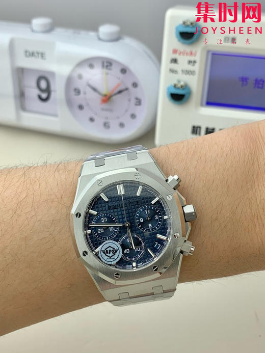 爱彼APS皇家橡树系列26240ST APS26240蓝盘 男士腕表 4401一体机 商品图5
