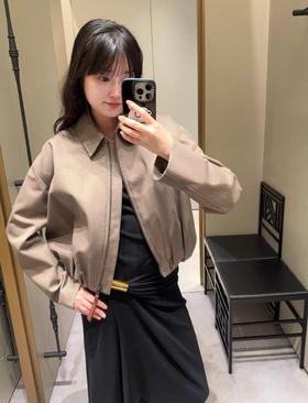 罗意威 25Fw秋冬新款 气球廓形短款夹克外套（DQJ*MM）