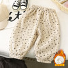 冬季宝宝男童儿童裤子女童卫裤加绒裤童裤新款保暖裤童装加厚外穿 商品缩略图2