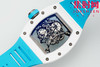理查德米勒 APS新款RM055 RM55 陶瓷壳 蒂芙尼蓝 男士腕表 丹东RMUL2一体机 里查德以其轻便时尚为主题，我们所有的金属件都采用钛金属制作同步原版 商品缩略图5