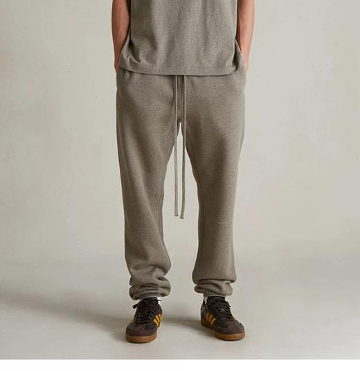Fear of God Essentials SS25 Vintage Fleece Sweatpant 舒适潮流通勤男女同款拉丝银硅胶长裤卫裤休闲裤（BG） 商品图8