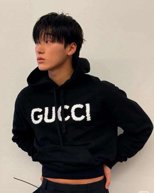 古驰 2025 FW钩针刺绣logo连帽卫衣（DY） 商品图2