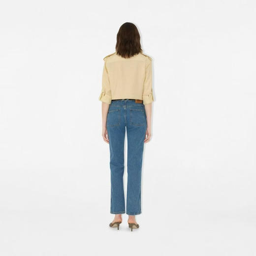 1012-10渠道货 BB 日本进口老牛面料 微微小脚 直筒牛仔裤 复古时髦 棉柔弹力 商品图3