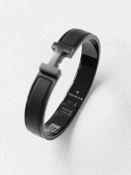 爱马仕Clic HH so black黑武士珐琅手镯男女同款情侣款-（XK） 商品图2