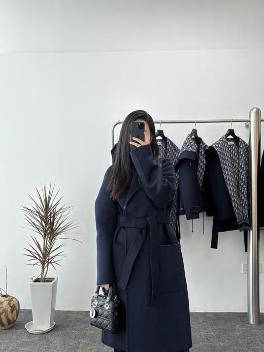 迪奥 经典提花 长款西装领大衣（SZX） 商品图4