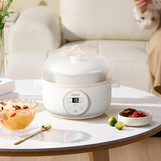【卡屋D006电炖盅】浓汤、甜品、养生粥样样都可✔24小时预约+自动保温 早晚餐提前预定，起床/到家就能喝🤩-KWDQ 商品图4