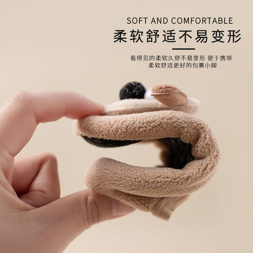 加厚可爱小狗宝宝地板袜防滑软底卡通早教婴儿鞋婴儿学步鞋袜套 商品图2