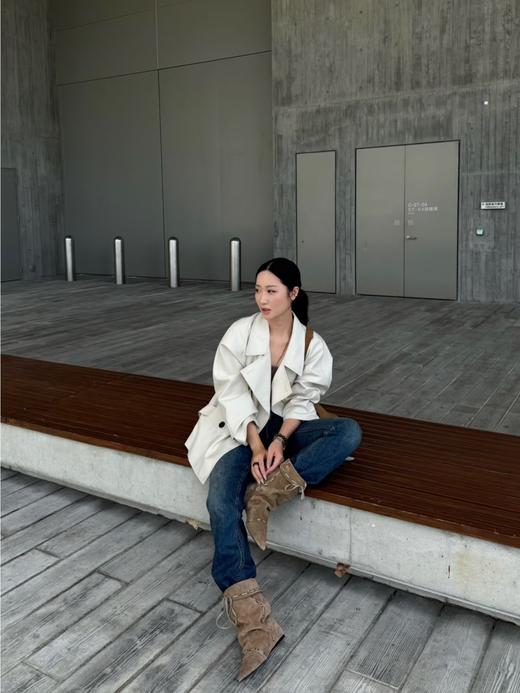 𝐔𝐧𝐟𝐨𝐥𝐢𝐨25秋冬新款复古西部牛仔靴(DBG) 商品图11