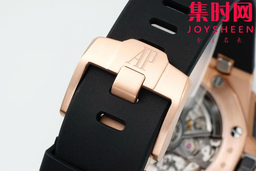 APS新品爱彼皇家橡树离岸型26420系列 APS26420 玫金黑陶瓷 4401机 男士腕表 商品图8