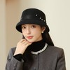 紫宝名媛风轻奢订珠羊毛灯罩毡帽AYDM250831-0X-00 商品缩略图0