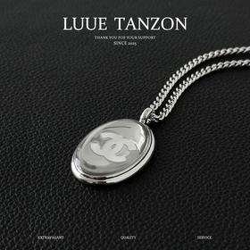 香奈儿 徽标设计金属树脂项链男女同款情侣款-（XK）