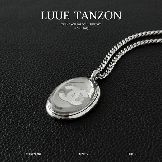 香奈儿 徽标设计金属树脂项链男女同款情侣款-（XK） 商品图0