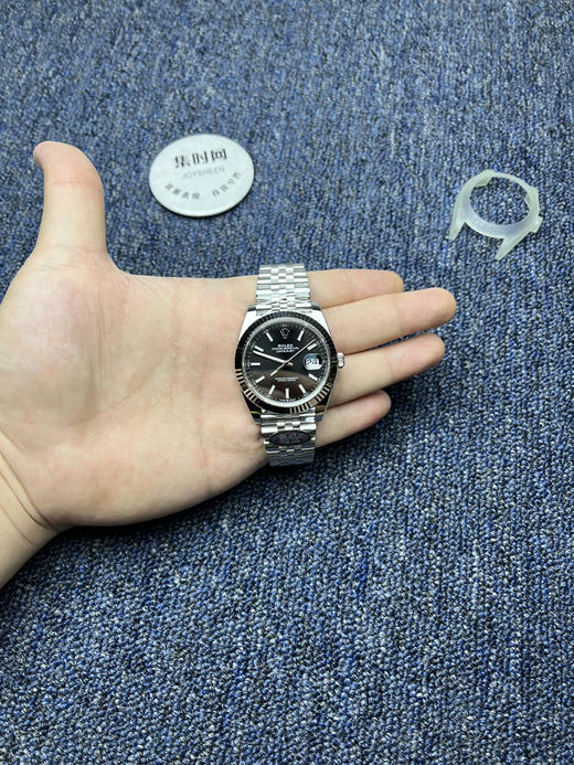 劳力士 分C日志型41mm 黑色盘 3235机 五珠链 904L钢 男士腕表 商品图8