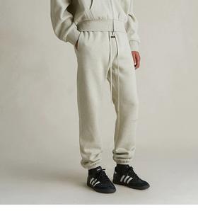 Fear of God Essentials SS25 Vintage Fleece Sweatpant 舒适潮流通勤男女同款拉丝银硅胶长裤卫裤休闲裤（BG）