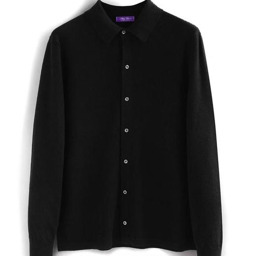 柜8K+牛货！Purple Label 天丝+羊毛2025秋冬男士轻奢柔软polo针织 商品图12