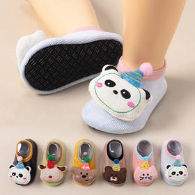 2025年春秋新款儿童薄款防滑宝宝袜子室内隔凉地板袜学步袜