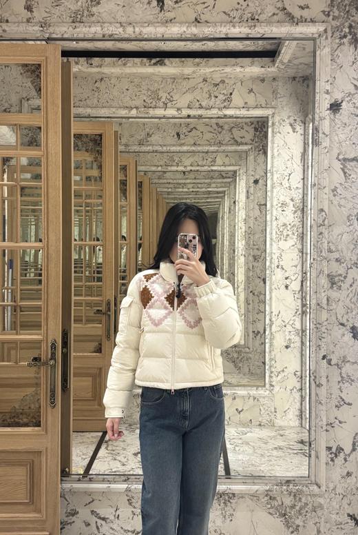 Moncler 25Fw秋冬新款 Megara毛线刺绣面包服短羽绒服(DQJ*MM) 商品图6