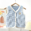 新款儿童加绒马甲男童保暖背心柔软内穿秋冬女童坎肩开衫马甲外穿 商品缩略图2