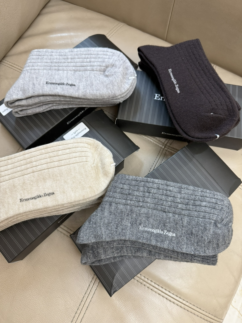 1012-9 圆正特惠‼️ 两双一盒不拆卖 EZ男士 羊毛羊绒混纺 保暖短袜 坑条针织冬袜