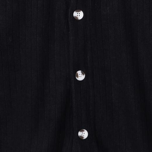 2523SDSA男士秋冬新款痞帅男装简约拼接假两件纽扣开衫衬衫外套百搭 商品图3