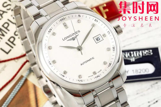 AF浪琴名匠3点历系列 名匠40mm 白盘钻面 男士腕表
机芯：搭载2892改L888.5 商品图2