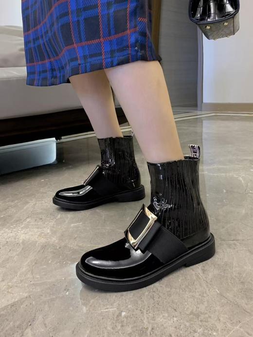 RV 经典方扣切尔西短靴 （ZX*DBG） 商品图3